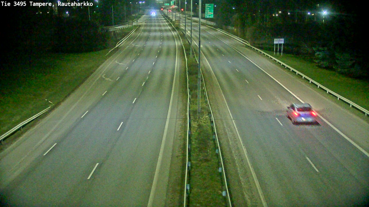 Weather Camera Image Väg 3495 Tammerfors, Rautaharkko, Tampere, Pirkanmaa