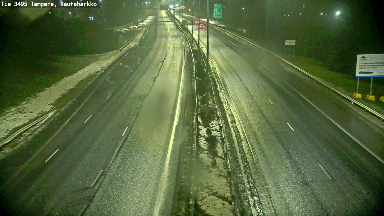 Weather Camera Image Väg 3495 Tammerfors, Rautaharkko, Tampere, Pirkanmaa