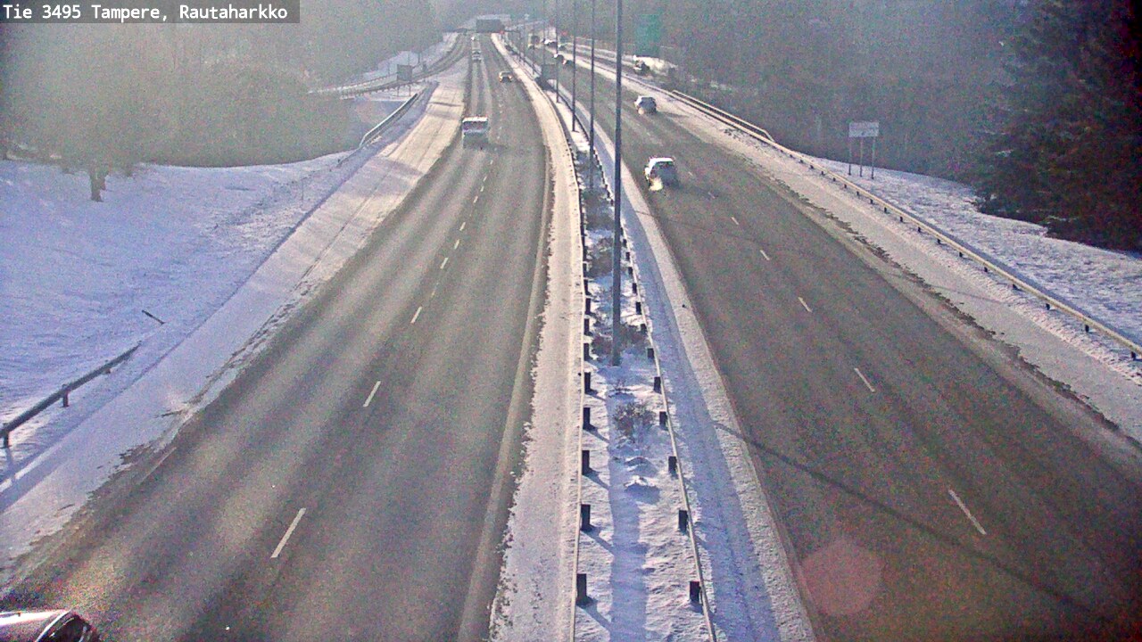 Weather Camera Image Road 3495 Tampere, Rautaharkko, Tampere, Pirkanmaa