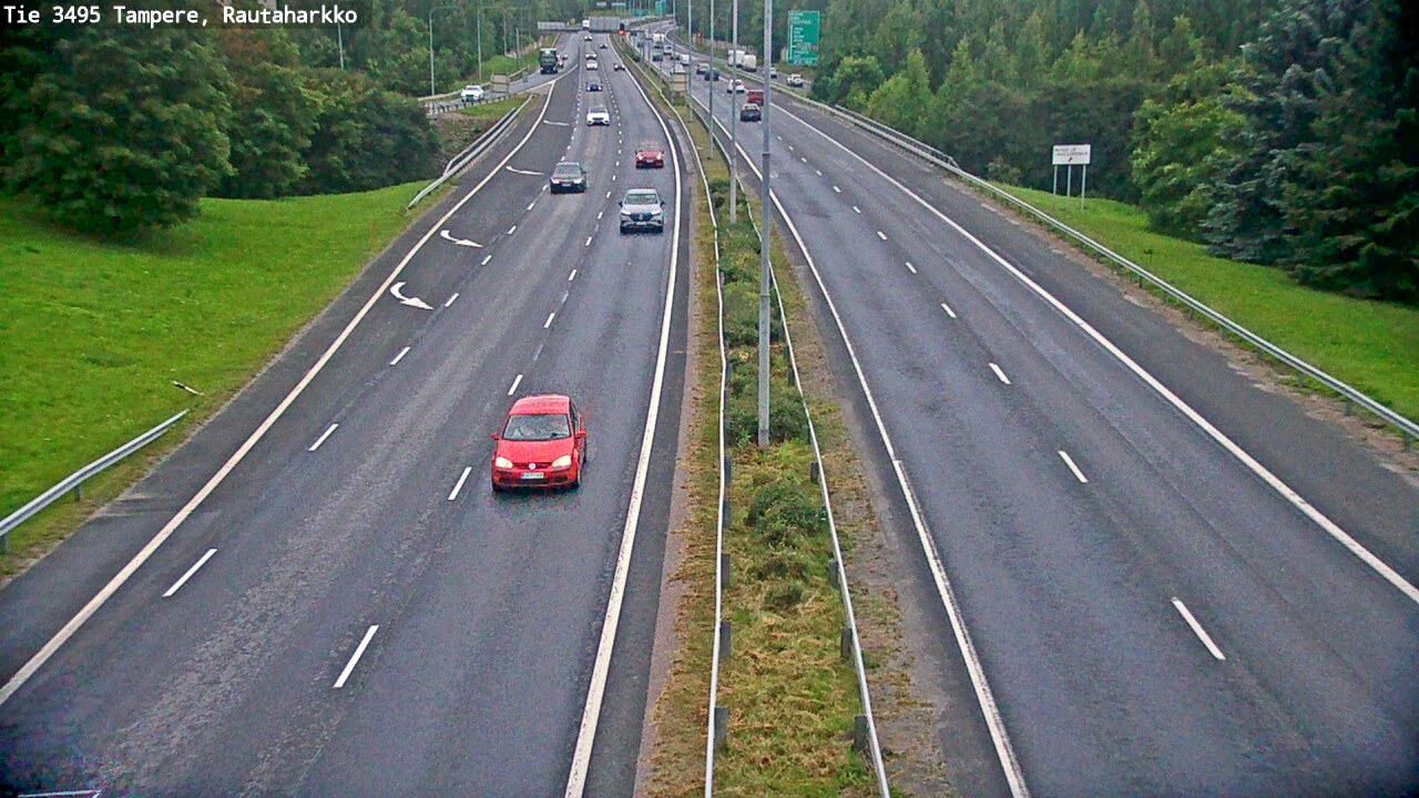 Weather Camera Image Road 3495 Tampere, Rautaharkko, Tampere, Pirkanmaa
