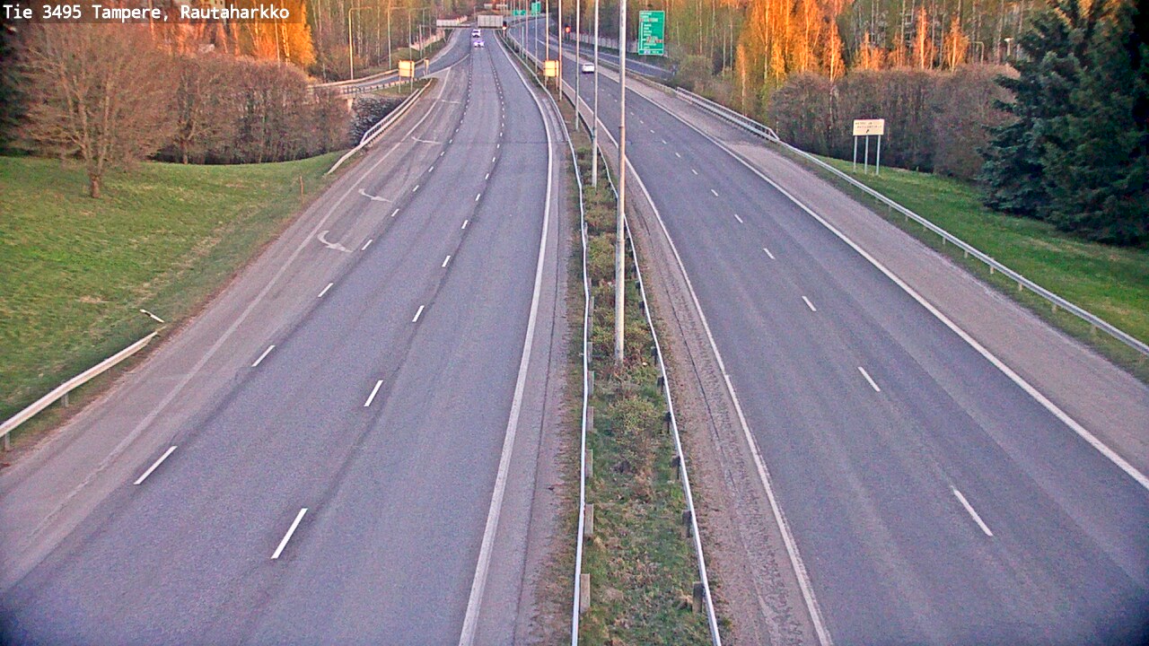 Weather Camera Image Väg 3495 Tammerfors, Rautaharkko, Tampere, Pirkanmaa