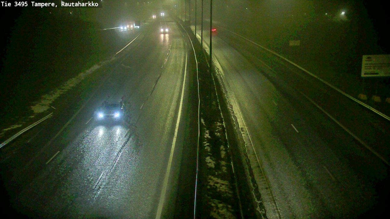 Weather Camera Image Road 3495 Tampere, Rautaharkko, Tampere, Pirkanmaa