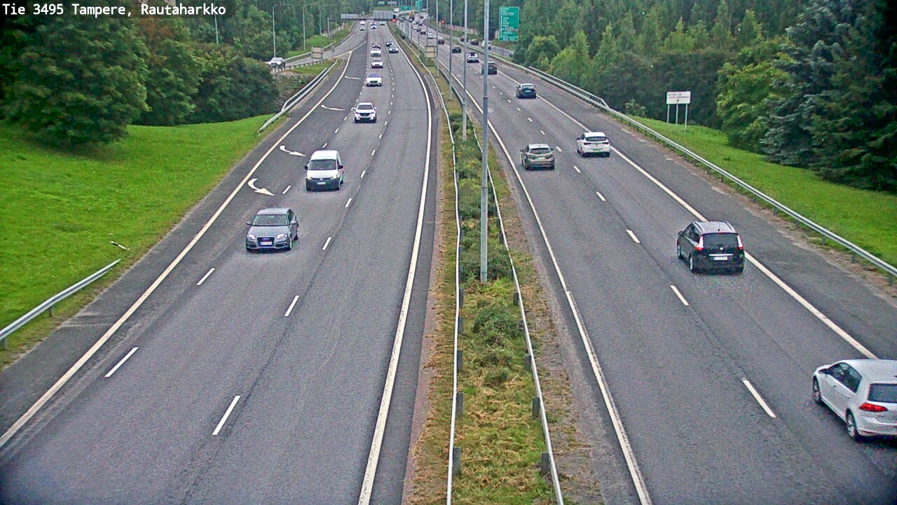 Weather Camera Image Road 3495 Tampere, Rautaharkko, Tampere, Pirkanmaa