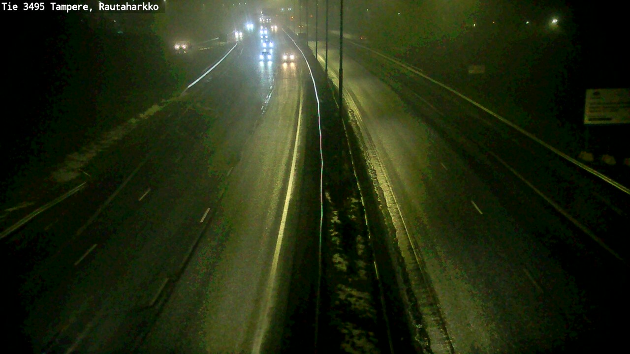 Weather Camera Image Road 3495 Tampere, Rautaharkko, Tampere, Pirkanmaa