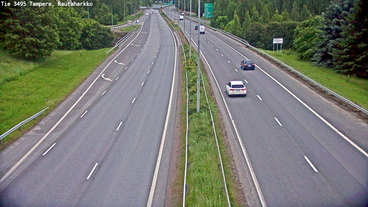 Weather Camera Image Väg 3495 Tammerfors, Rautaharkko, Tampere, Pirkanmaa