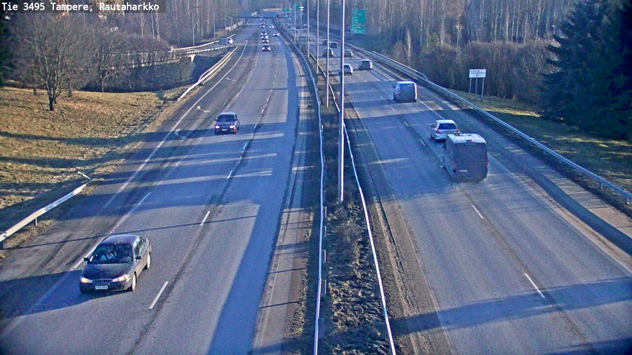 Weather Camera Image Road 3495 Tampere, Rautaharkko, Tampere, Pirkanmaa