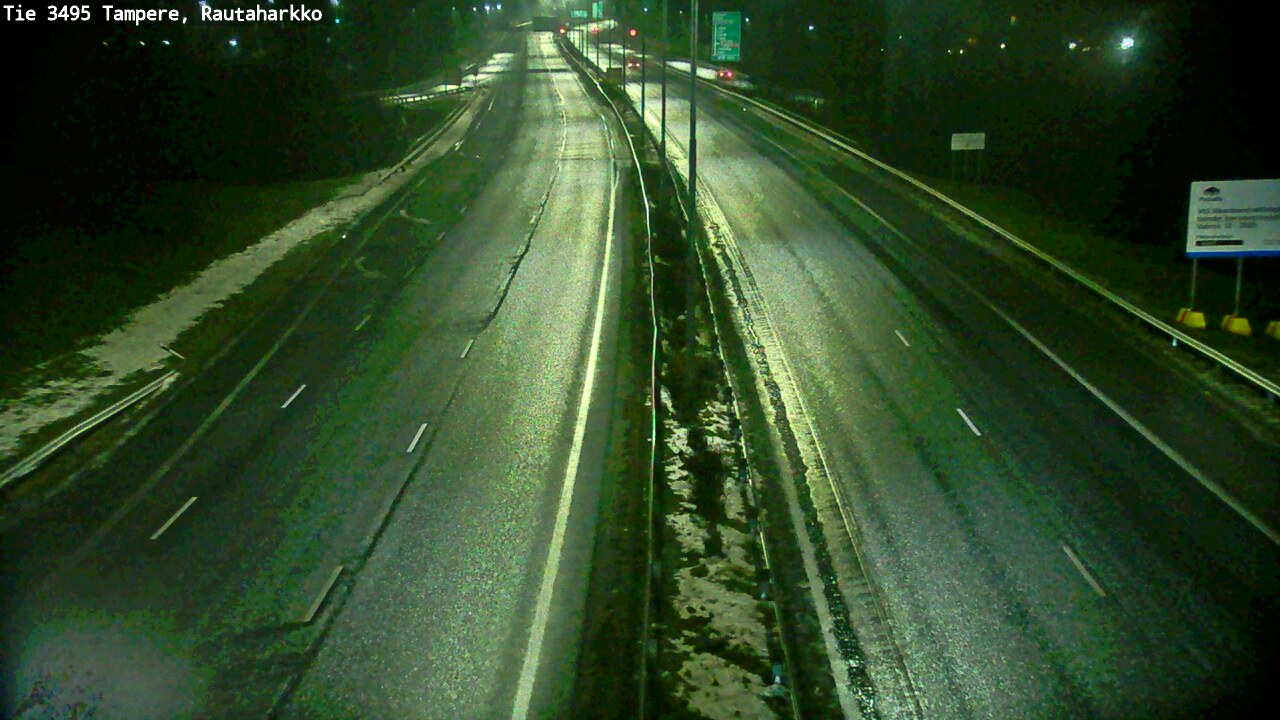 Weather Camera Image Väg 3495 Tammerfors, Rautaharkko, Tampere, Pirkanmaa