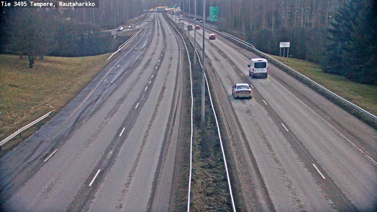 Weather Camera Image Road 3495 Tampere, Rautaharkko, Tampere, Pirkanmaa