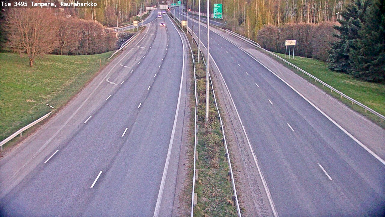 Weather Camera Image Väg 3495 Tammerfors, Rautaharkko, Tampere, Pirkanmaa