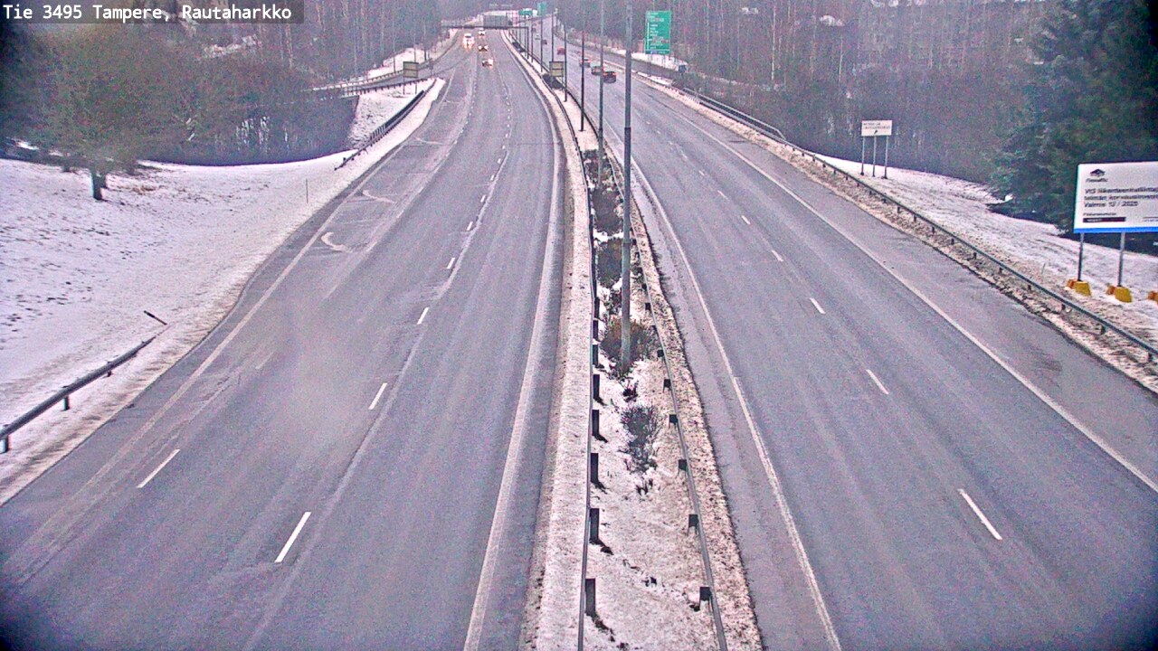 Weather Camera Image Väg 3495 Tammerfors, Rautaharkko, Tampere, Pirkanmaa