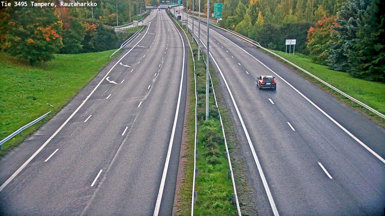 Weather Camera Image Road 3495 Tampere, Rautaharkko, Tampere, Pirkanmaa