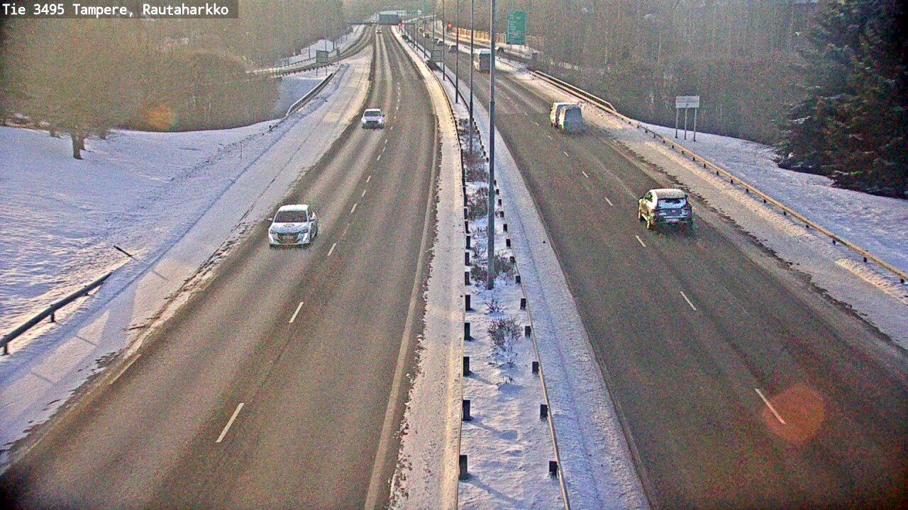 Weather Camera Image Road 3495 Tampere, Rautaharkko, Tampere, Pirkanmaa
