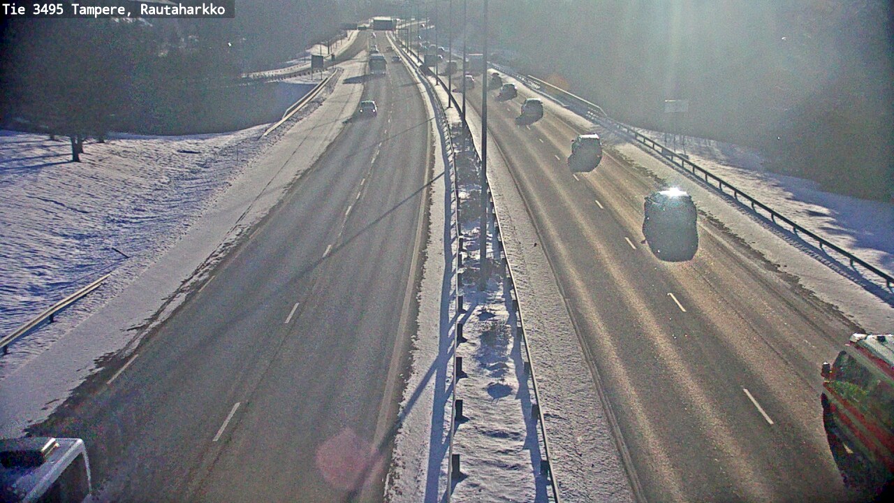 Weather Camera Image Väg 3495 Tammerfors, Rautaharkko, Tampere, Pirkanmaa