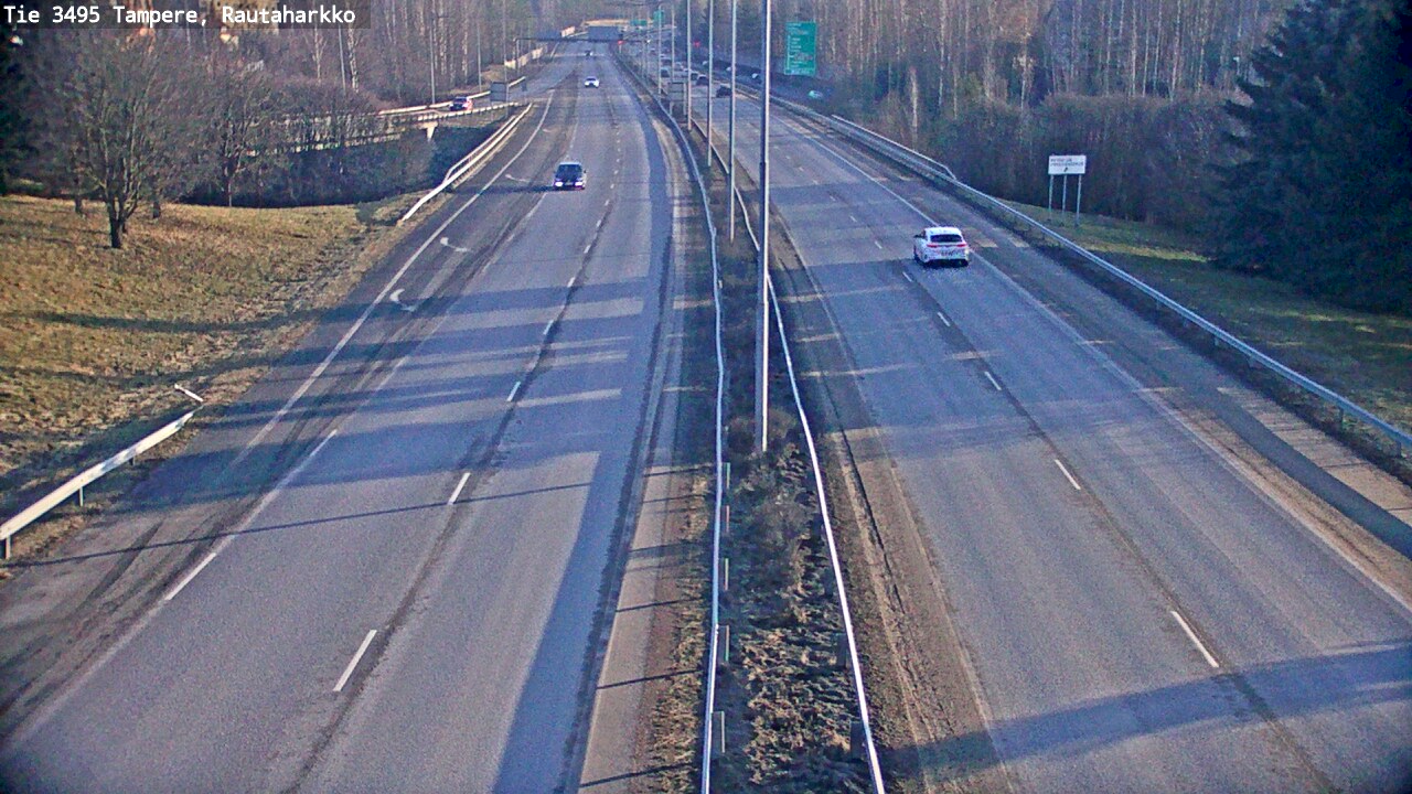 Weather Camera Image Road 3495 Tampere, Rautaharkko, Tampere, Pirkanmaa