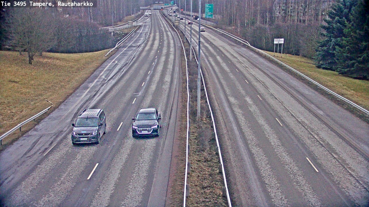 Weather Camera Image Road 3495 Tampere, Rautaharkko, Tampere, Pirkanmaa