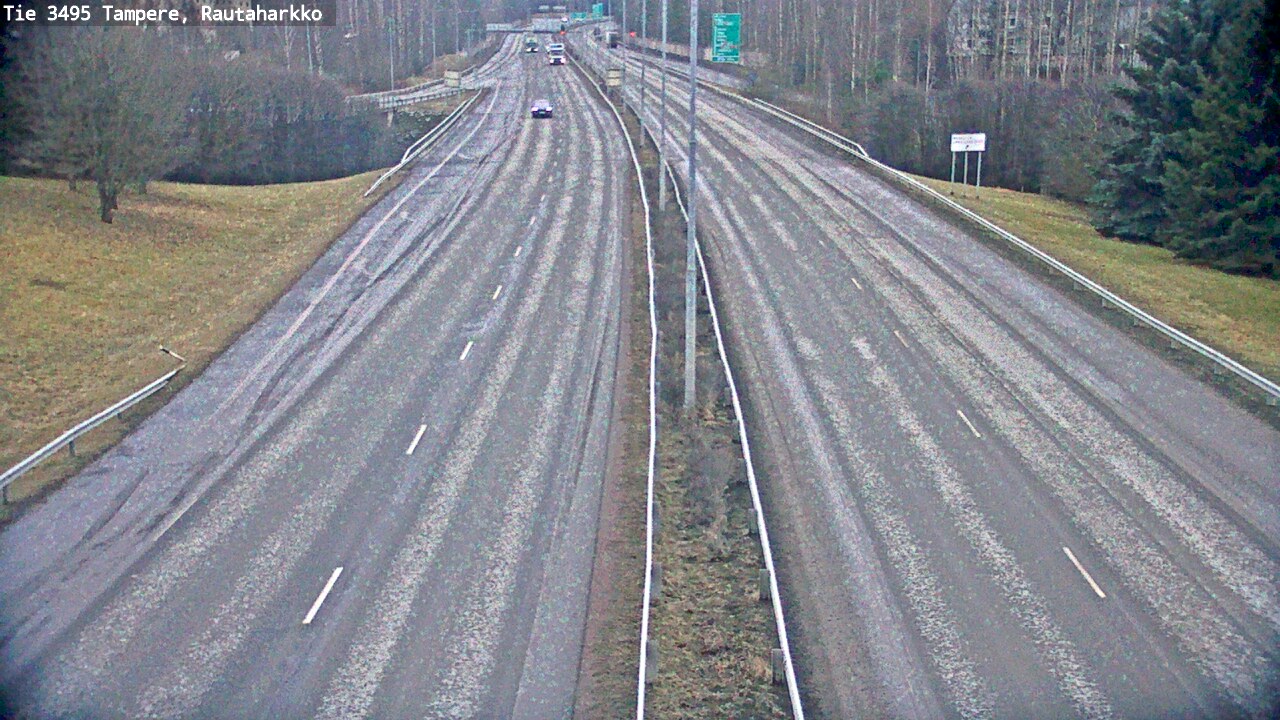 Weather Camera Image Road 3495 Tampere, Rautaharkko, Tampere, Pirkanmaa