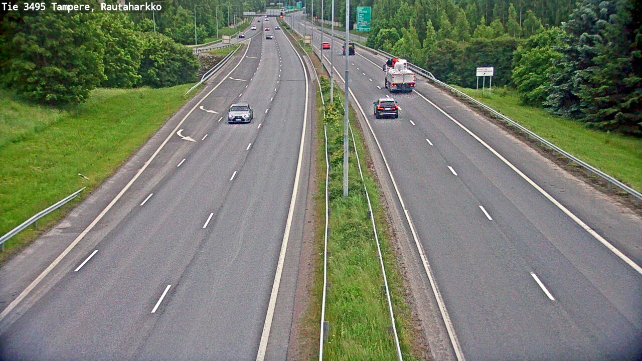 Weather Camera Image Väg 3495 Tammerfors, Rautaharkko, Tampere, Pirkanmaa