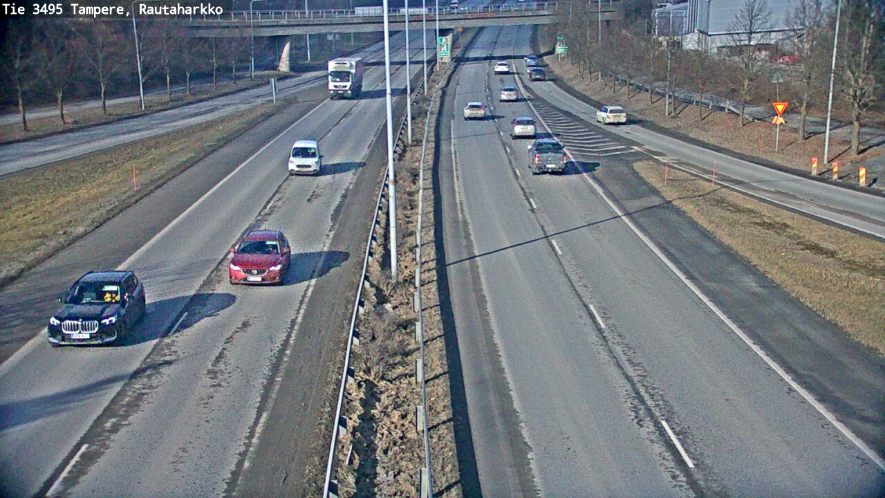 Weather Camera Image Road 3495 Tampere, Rautaharkko, Tampere, Pirkanmaa