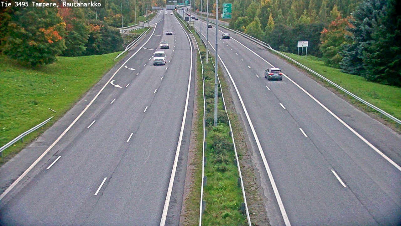 Weather Camera Image Road 3495 Tampere, Rautaharkko, Tampere, Pirkanmaa