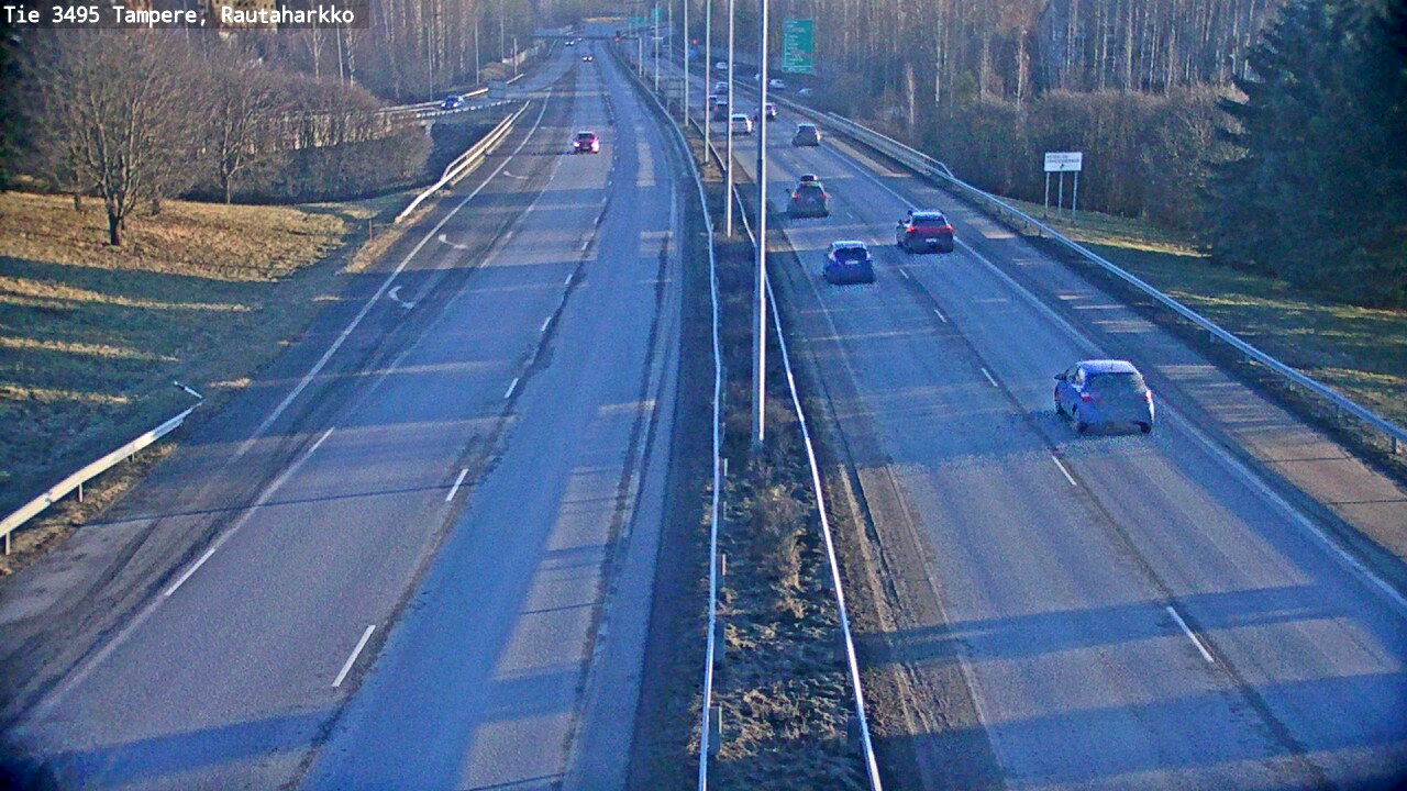 Weather Camera Image Road 3495 Tampere, Rautaharkko, Tampere, Pirkanmaa