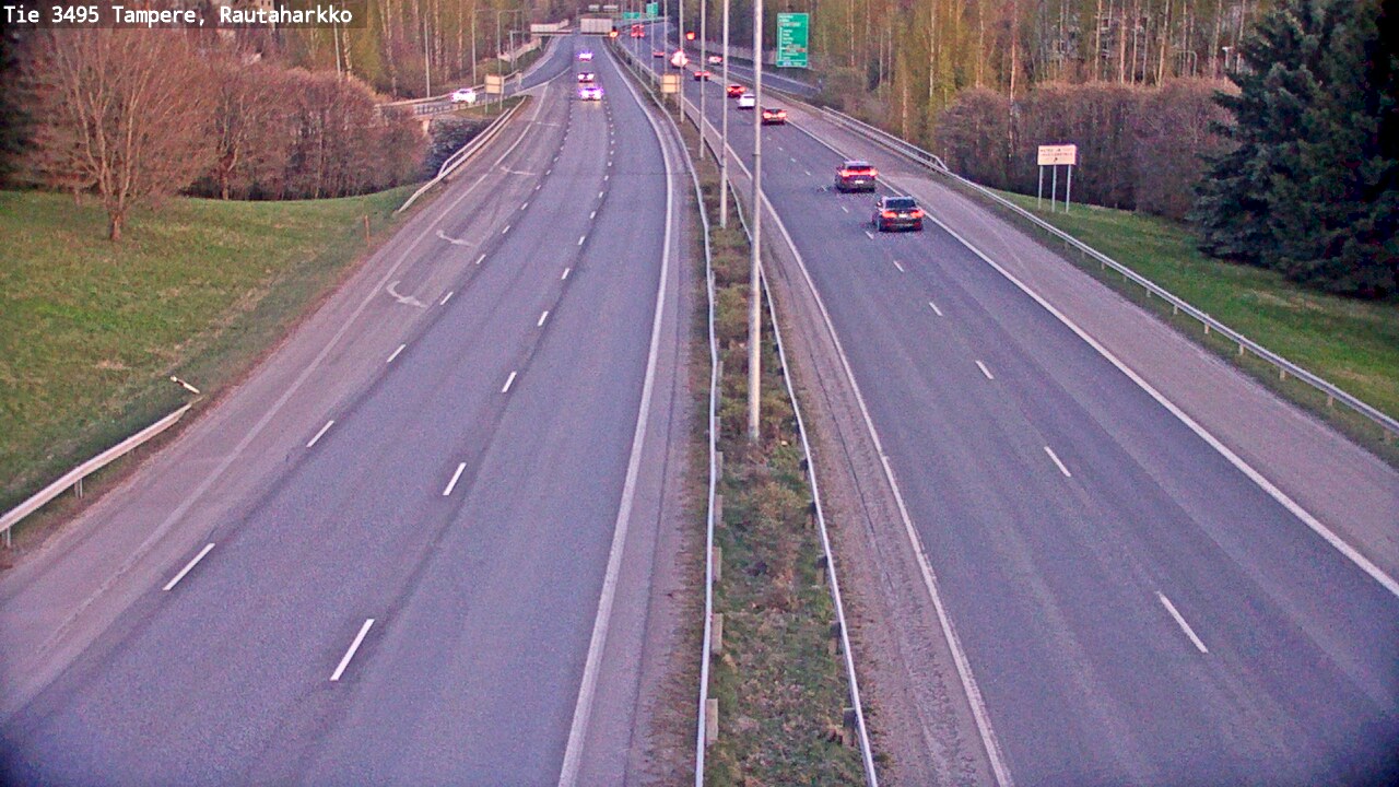 Weather Camera Image Väg 3495 Tammerfors, Rautaharkko, Tampere, Pirkanmaa