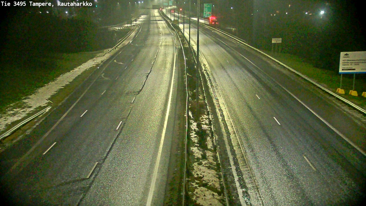 Weather Camera Image Väg 3495 Tammerfors, Rautaharkko, Tampere, Pirkanmaa