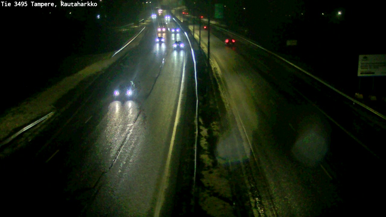 Weather Camera Image Väg 3495 Tammerfors, Rautaharkko, Tampere, Pirkanmaa