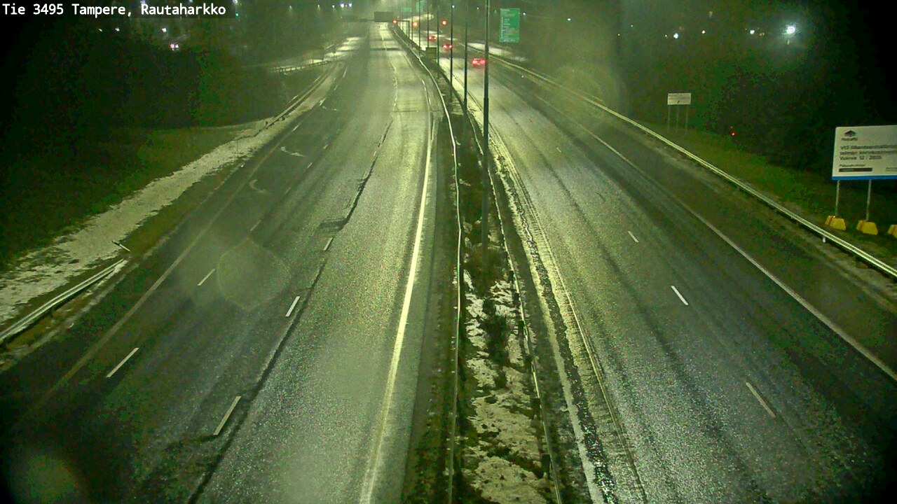 Weather Camera Image Väg 3495 Tammerfors, Rautaharkko, Tampere, Pirkanmaa