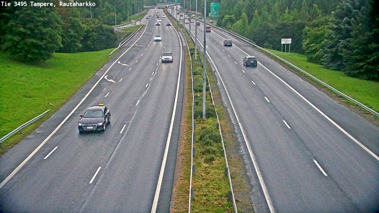 Weather Camera Image Road 3495 Tampere, Rautaharkko, Tampere, Pirkanmaa