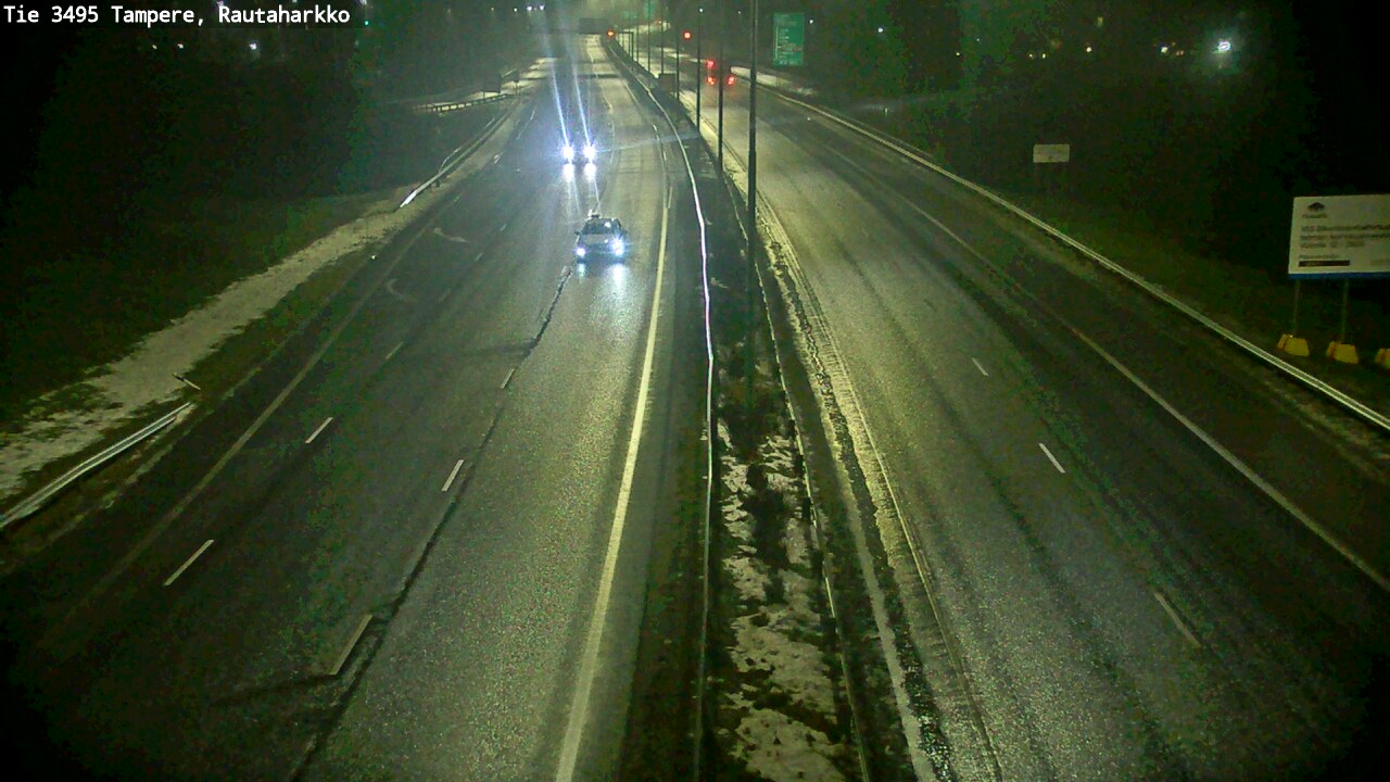 Weather Camera Image Väg 3495 Tammerfors, Rautaharkko, Tampere, Pirkanmaa