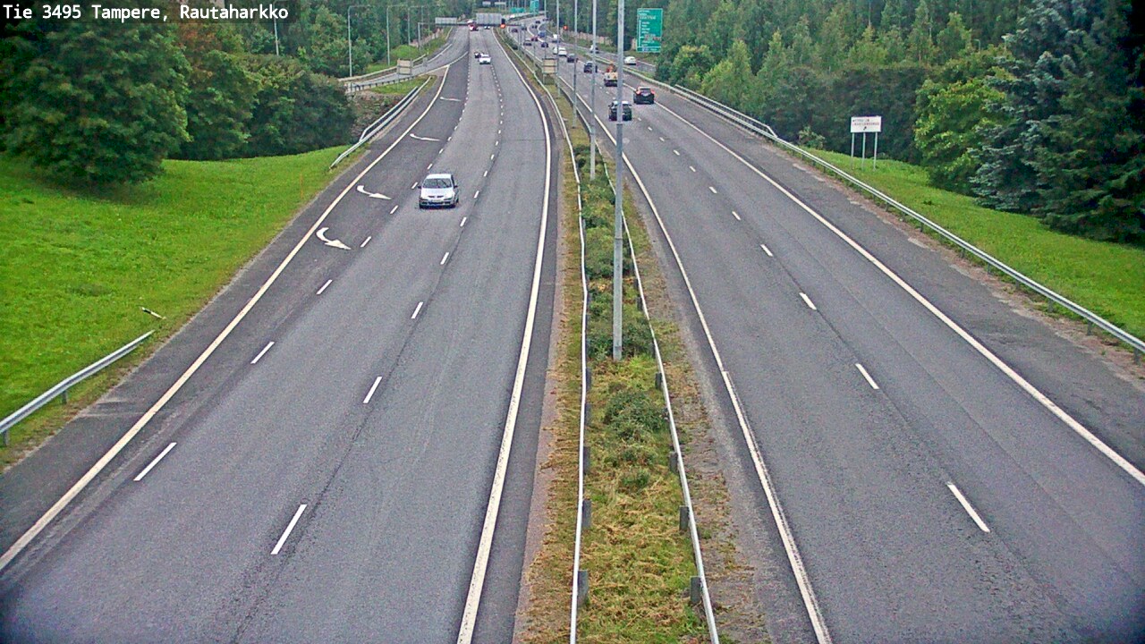 Weather Camera Image Road 3495 Tampere, Rautaharkko, Tampere, Pirkanmaa