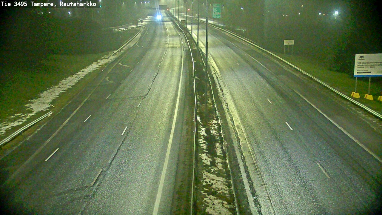 Weather Camera Image Road 3495 Tampere, Rautaharkko, Tampere, Pirkanmaa