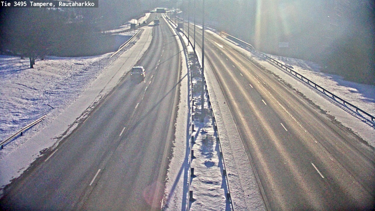 Weather Camera Image Väg 3495 Tammerfors, Rautaharkko, Tampere, Pirkanmaa