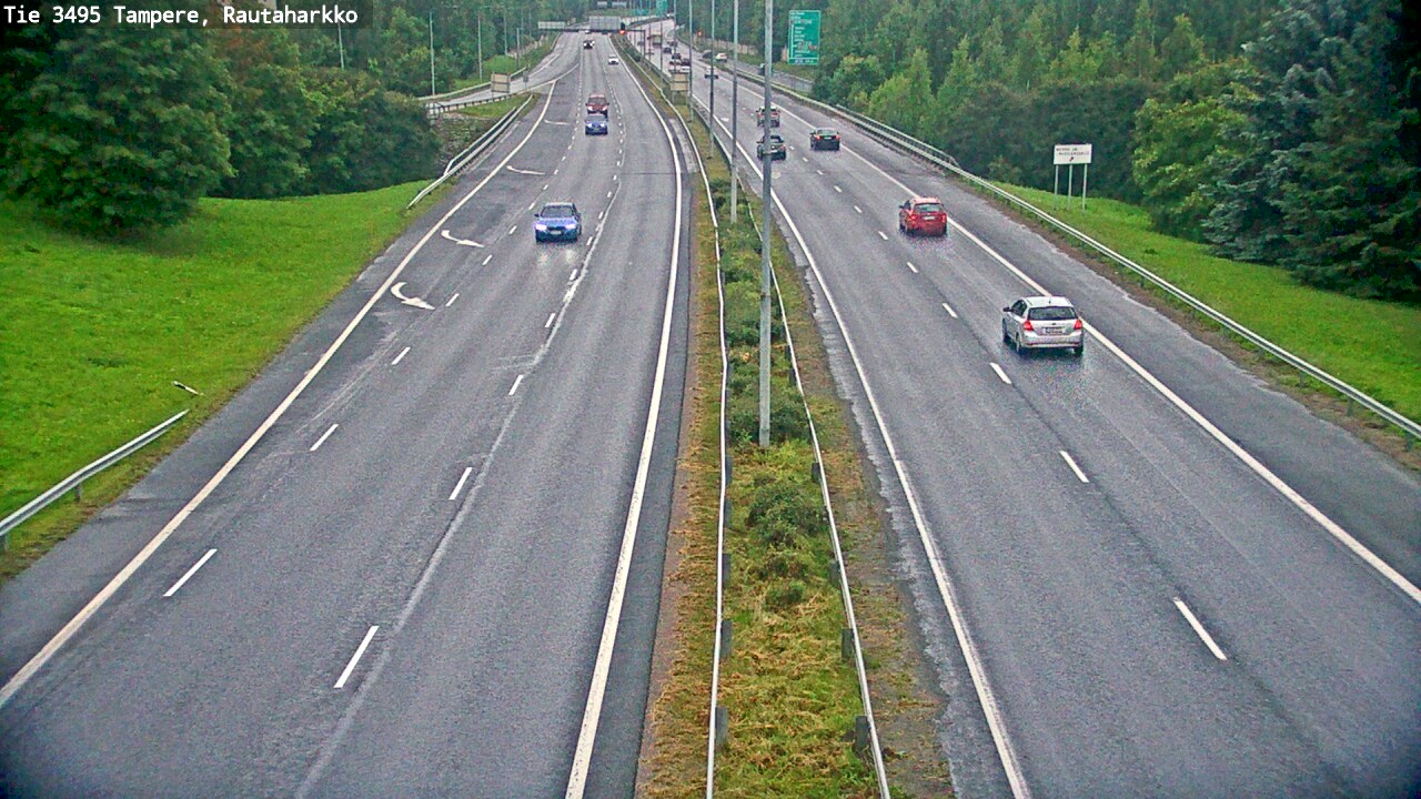 Weather Camera Image Road 3495 Tampere, Rautaharkko, Tampere, Pirkanmaa