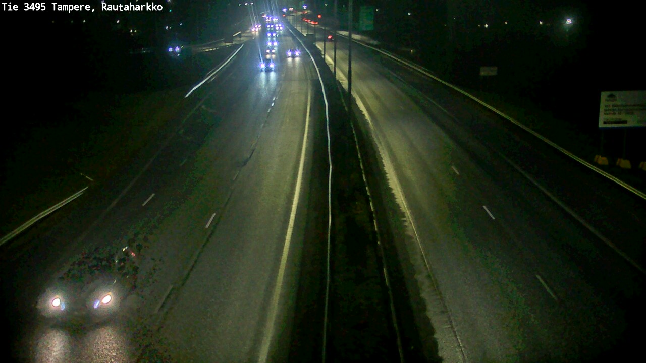 Weather Camera Image Väg 3495 Tammerfors, Rautaharkko, Tampere, Pirkanmaa