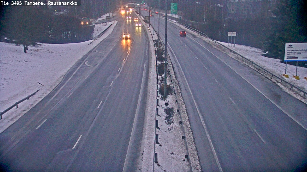Weather Camera Image Väg 3495 Tammerfors, Rautaharkko, Tampere, Pirkanmaa