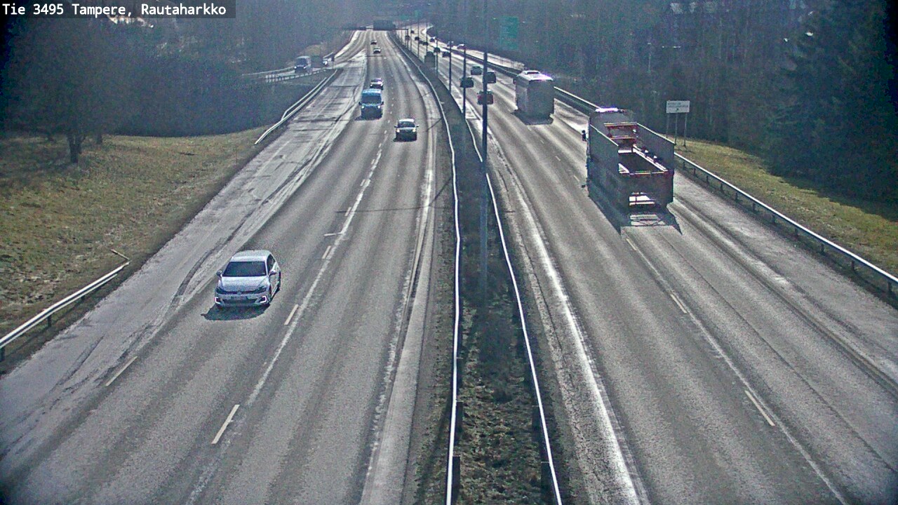 Weather Camera Image Road 3495 Tampere, Rautaharkko, Tampere, Pirkanmaa
