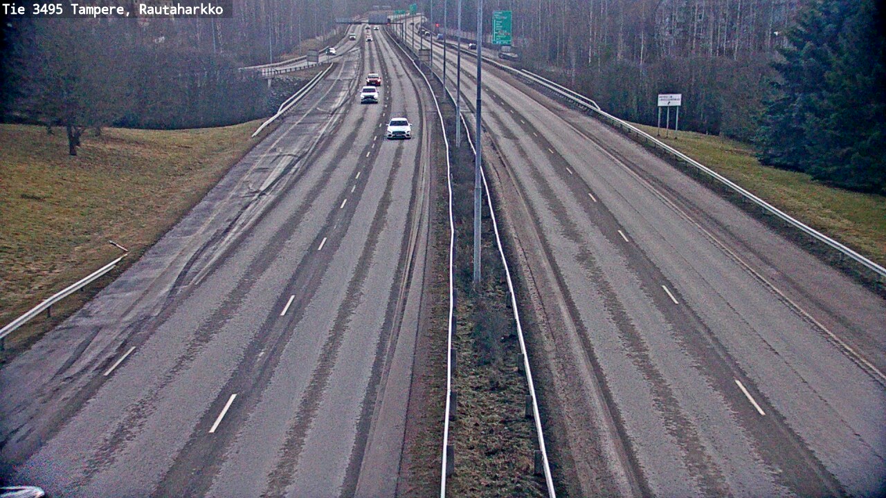 Weather Camera Image Road 3495 Tampere, Rautaharkko, Tampere, Pirkanmaa