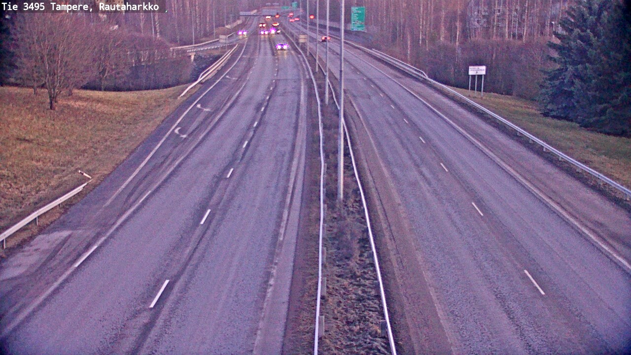 Weather Camera Image Road 3495 Tampere, Rautaharkko, Tampere, Pirkanmaa