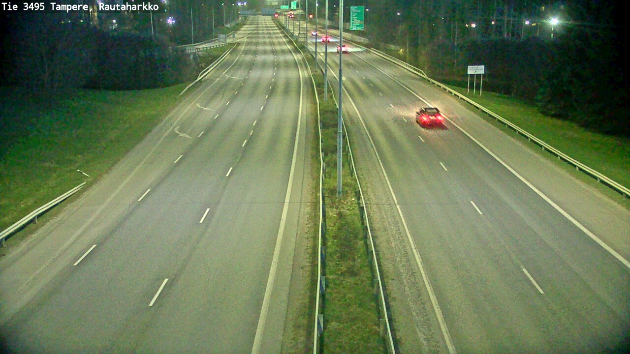 Weather Camera Image Väg 3495 Tammerfors, Rautaharkko, Tampere, Pirkanmaa