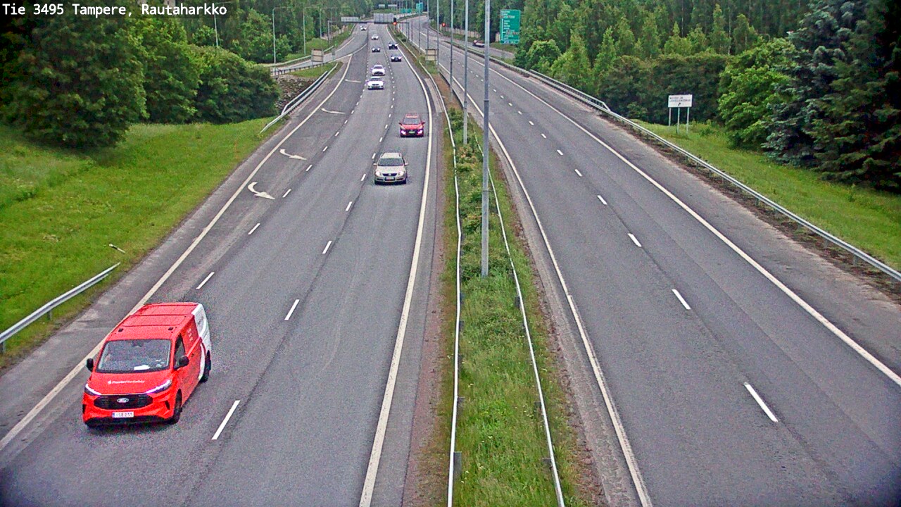 Weather Camera Image Väg 3495 Tammerfors, Rautaharkko, Tampere, Pirkanmaa