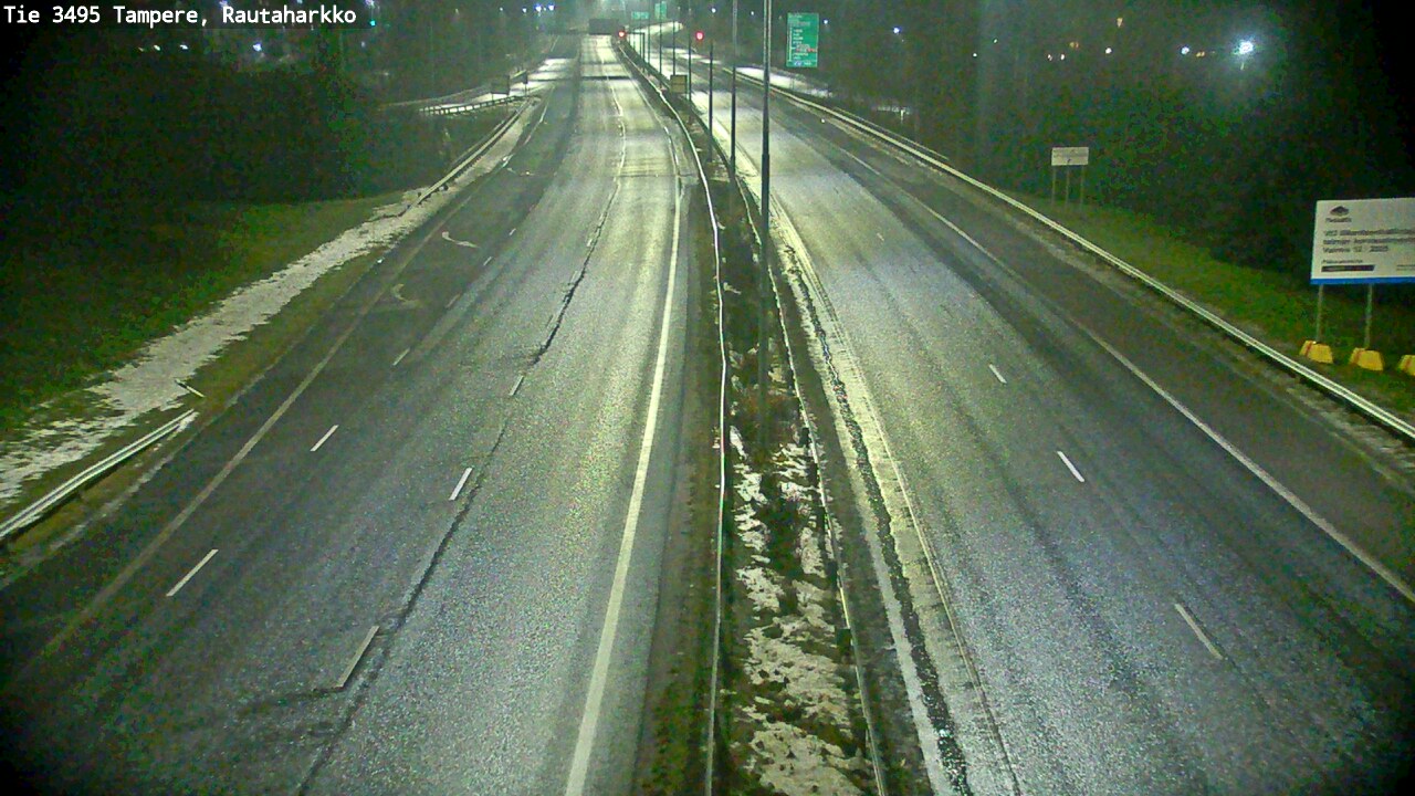 Weather Camera Image Road 3495 Tampere, Rautaharkko, Tampere, Pirkanmaa