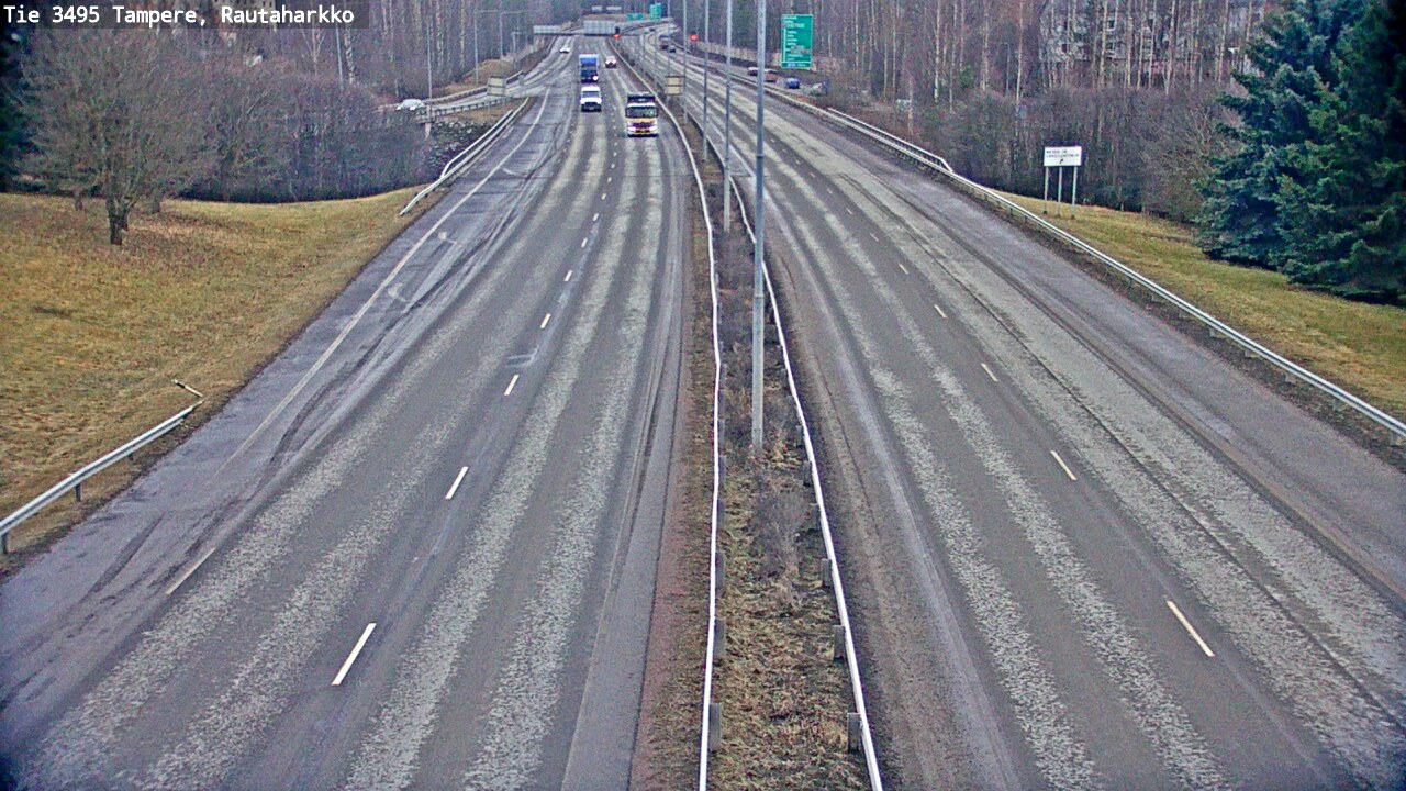 Weather Camera Image Road 3495 Tampere, Rautaharkko, Tampere, Pirkanmaa