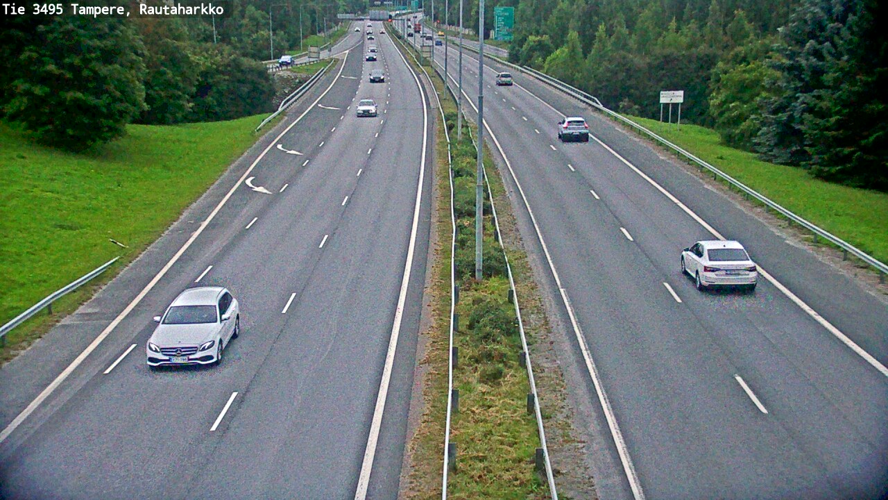 Weather Camera Image Road 3495 Tampere, Rautaharkko, Tampere, Pirkanmaa