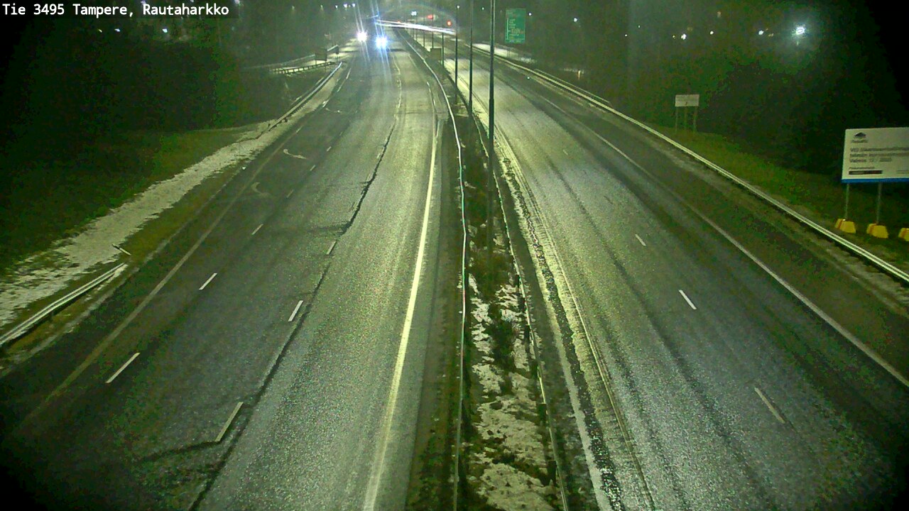 Weather Camera Image Väg 3495 Tammerfors, Rautaharkko, Tampere, Pirkanmaa