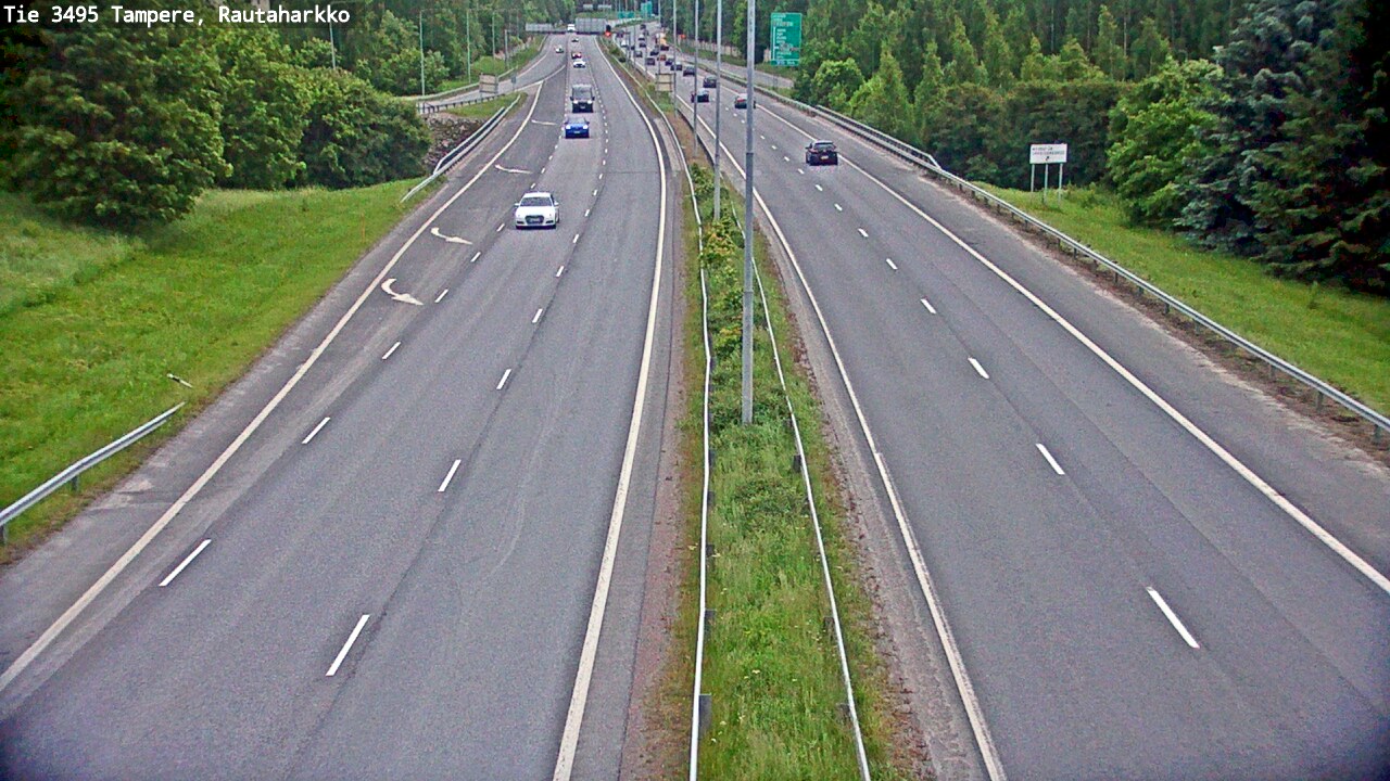 Weather Camera Image Road 3495 Tampere, Rautaharkko, Tampere, Pirkanmaa