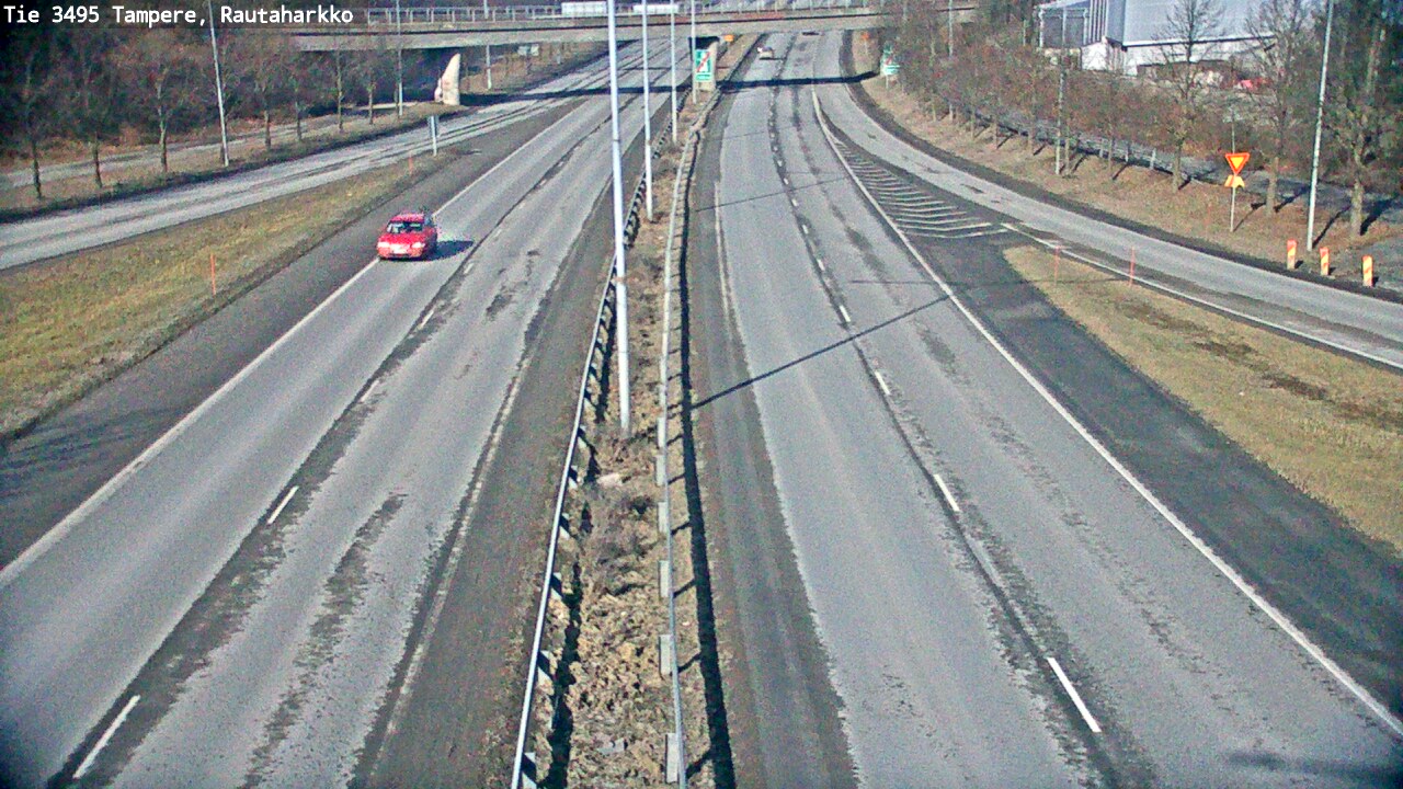 Weather Camera Image Road 3495 Tampere, Rautaharkko, Tampere, Pirkanmaa