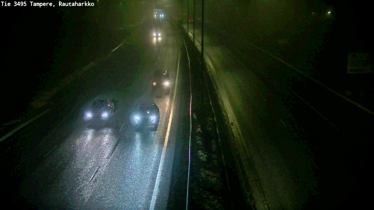 Weather Camera Image Road 3495 Tampere, Rautaharkko, Tampere, Pirkanmaa