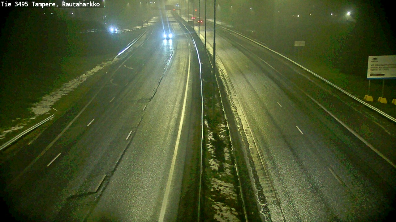 Weather Camera Image Road 3495 Tampere, Rautaharkko, Tampere, Pirkanmaa