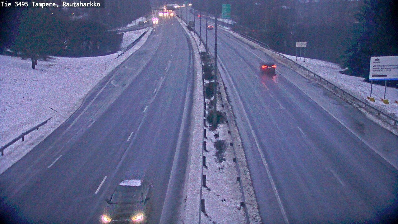 Weather Camera Image Väg 3495 Tammerfors, Rautaharkko, Tampere, Pirkanmaa